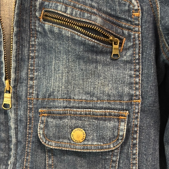 Ralph Lauren Dark Blue Denim Jacket Petite Medium - Picture 4 of 9